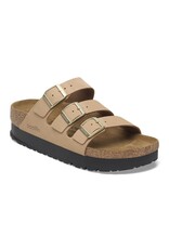 BIRKENSTOCK FLORIDA III PLATFORM NUBUCK-SANDCASTLE