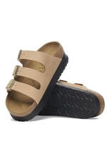 BIRKENSTOCK FLORIDA III PLATFORM NUBUCK-SANDCASTLE