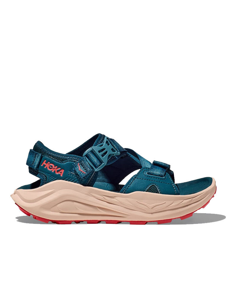 HOKA ONE ONE WOMEN'S INFINI HIKE TC SANDAL-BLUE TWILIGHT/GRAPEFRUIT