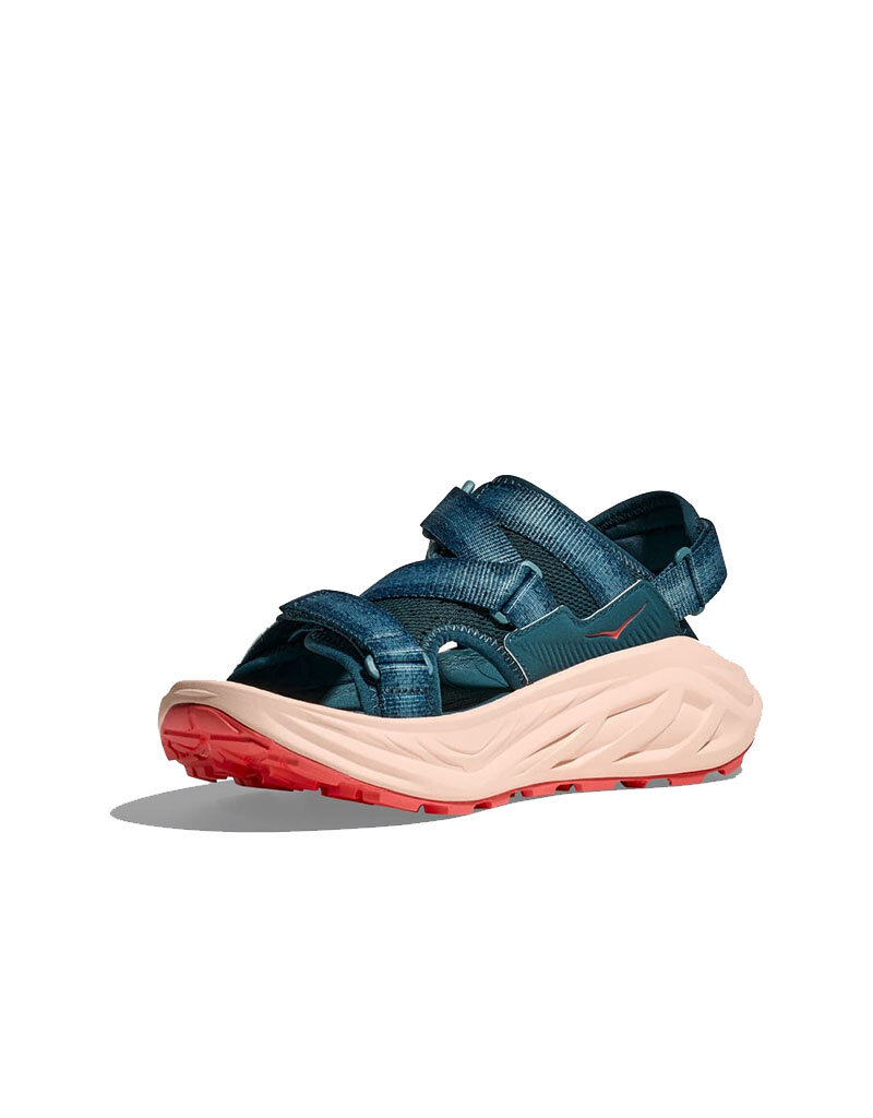 HOKA ONE ONE WOMEN'S INFINI HIKE TC SANDAL-BLUE TWILIGHT/GRAPEFRUIT