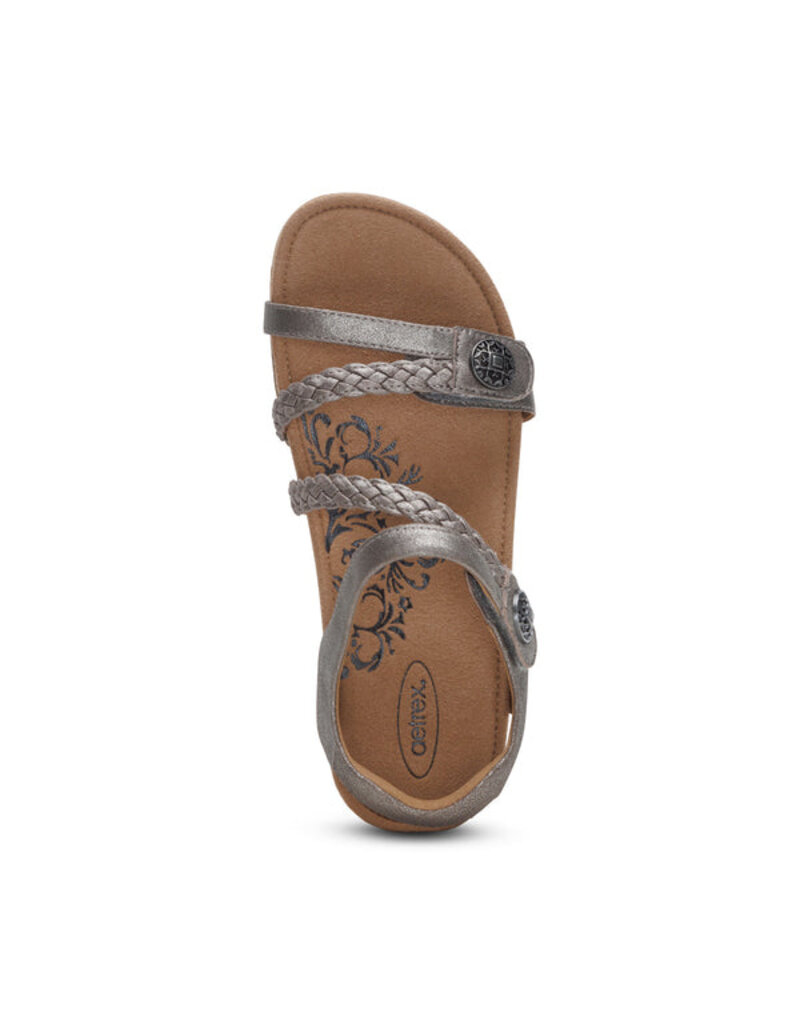 AETREX WOMEN'S JILLIAN-BRUSHED SILVER