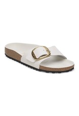 BIRKENSTOCK MADRID HAMMERED BIG BUCKLE HIGH SHINE LEATHER-ANTIQUE WHITE