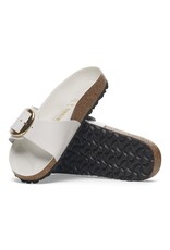 BIRKENSTOCK MADRID HAMMERED BIG BUCKLE HIGH SHINE LEATHER-ANTIQUE WHITE