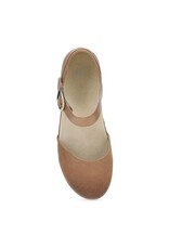 DANSKO WOMEN'S MAE BURNISHED SUEDE-TAN