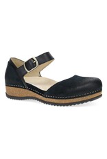 DANSKO WOMEN'S MAE BURNISHED SUEDE-BLACK