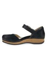 DANSKO WOMEN'S MAE BURNISHED SUEDE-BLACK