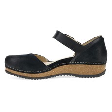 DANSKO WOMEN'S MAE BURNISHED SUEDE-BLACK
