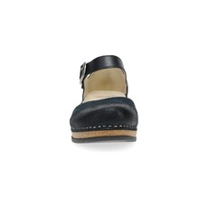 DANSKO WOMEN'S MAE BURNISHED SUEDE-BLACK