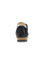 DANSKO WOMEN'S MAE BURNISHED SUEDE-BLACK