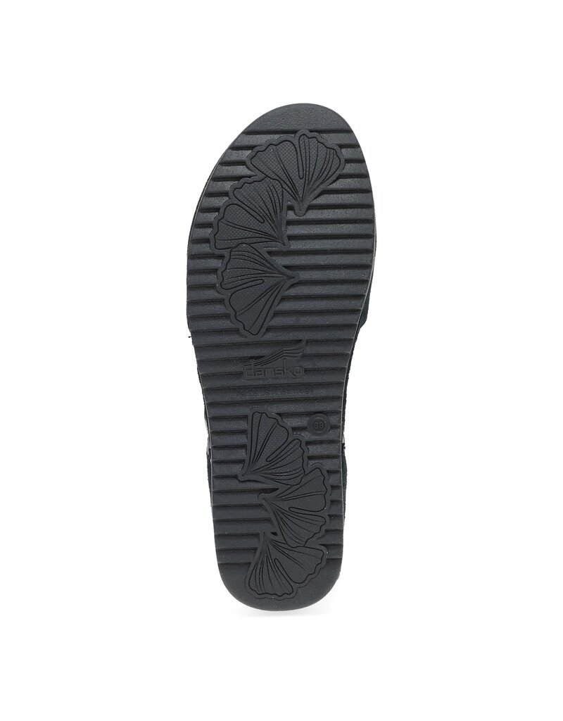 DANSKO WOMEN'S MAE BURNISHED SUEDE-BLACK