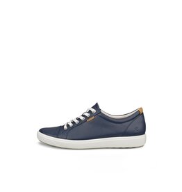 ECCO WOMEN'S SOFT 7 SNEAKER-MARINE (SS25)