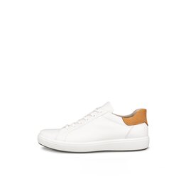 ECCO MEN'S SOFT 7 EASY SLIP-WHITE/LION