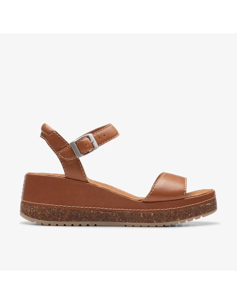 CLARKS WOMEN'S KASSANDA LILY LEATHER-TAN
