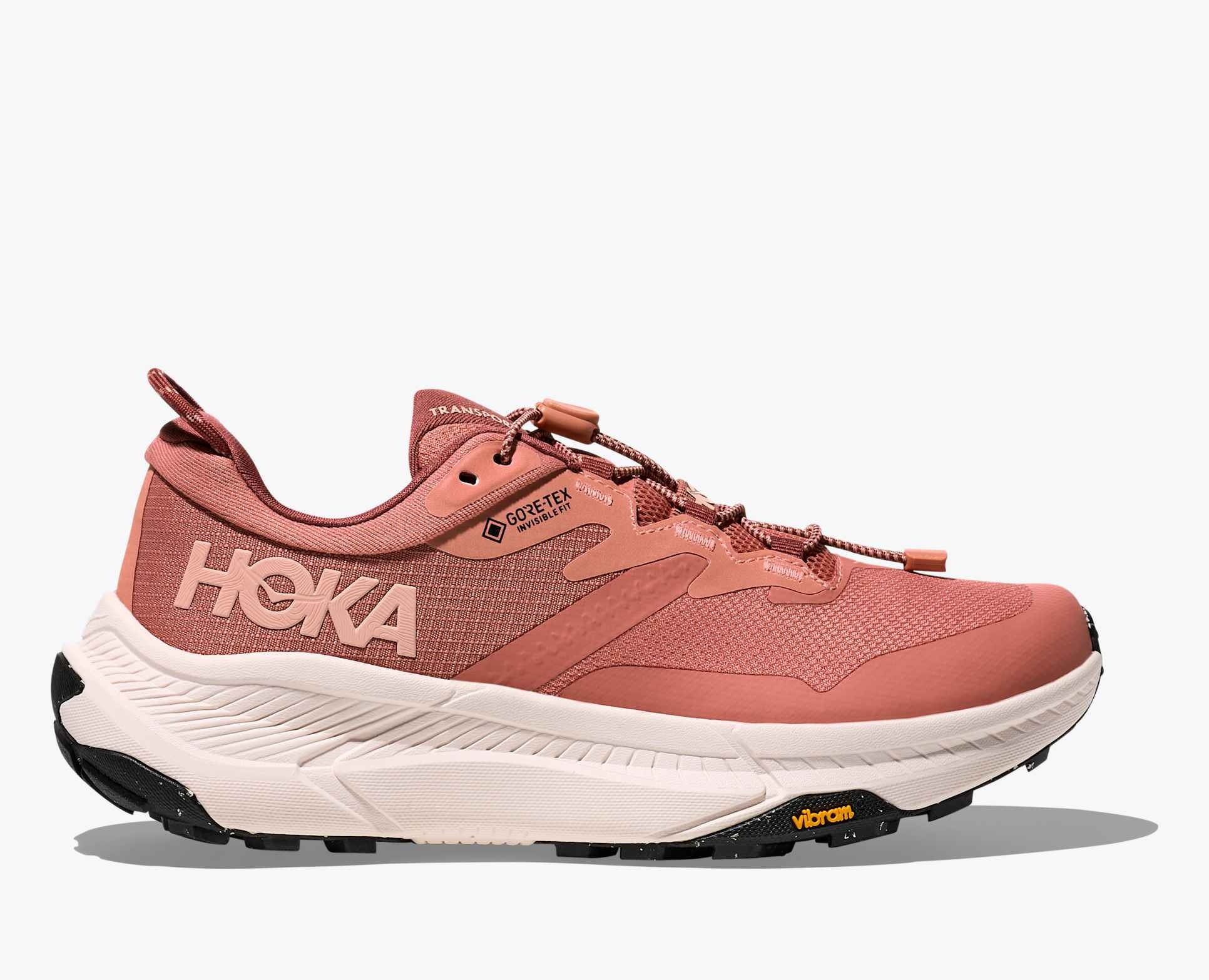 HOKA ONE ONE WOMEN'S TRANSPORT GTX-BLUSH/ROSE CREAM