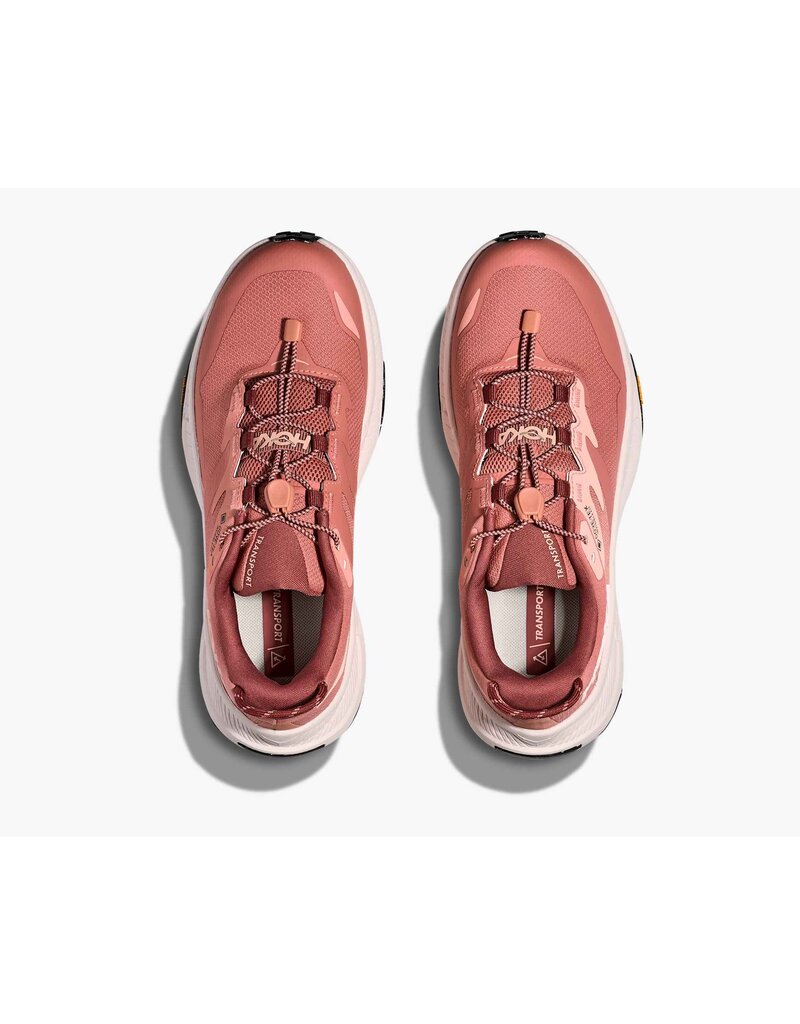 HOKA ONE ONE WOMEN'S TRANSPORT GTX-BLUSH/ROSE CREAM