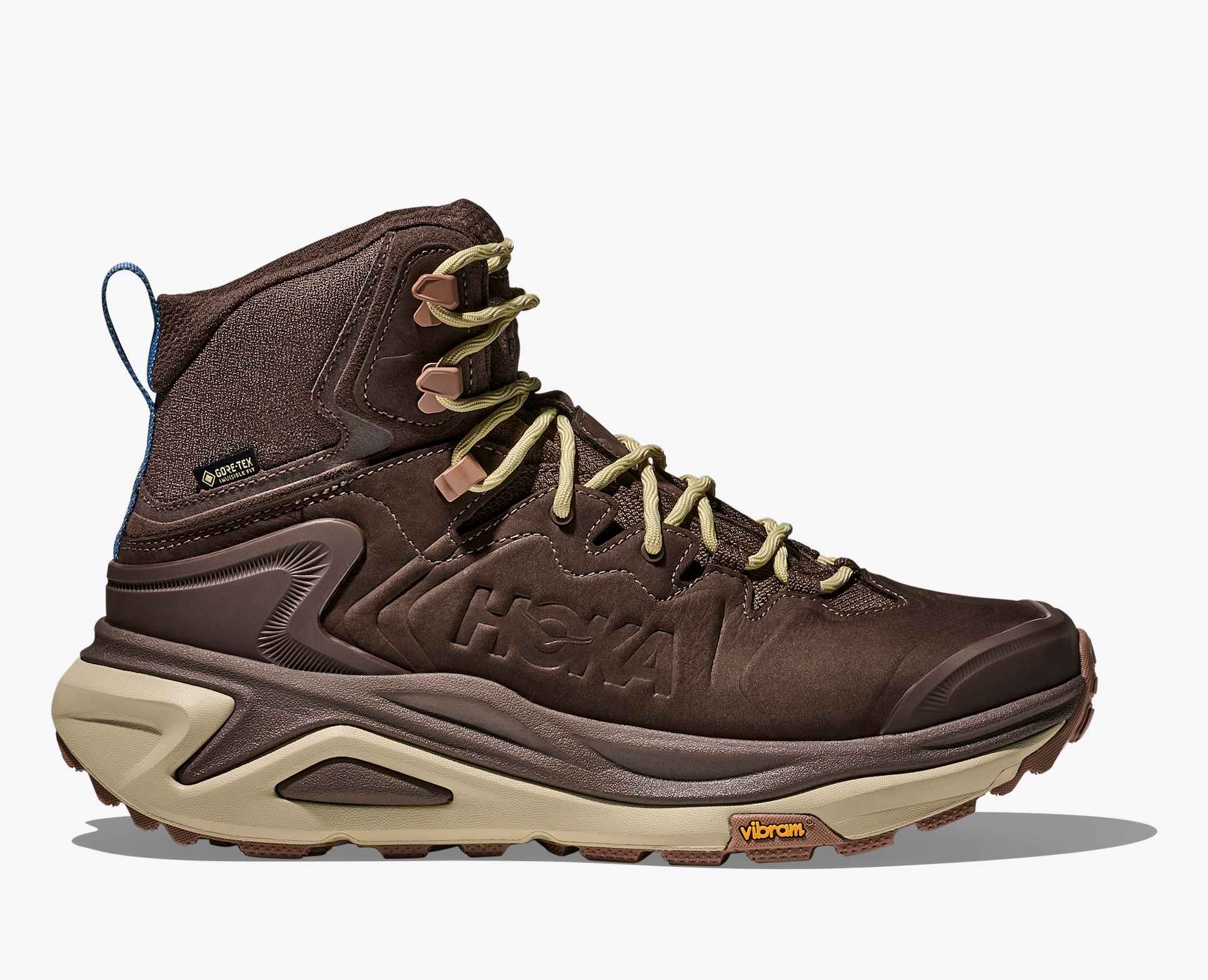 HOKA ONE ONE MEN'S KAHA 3 MID GTX-WALNUT/OYSTER MUSHROOM