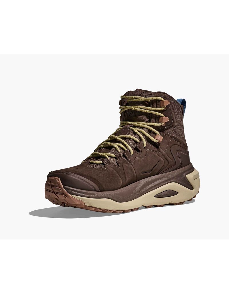 HOKA ONE ONE MEN'S KAHA 3 MID GTX-WALNUT/OYSTER MUSHROOM