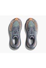 HOKA ONE ONE WOMEN'S STINSON 7-GREY SKIES/PALE TANGERINE