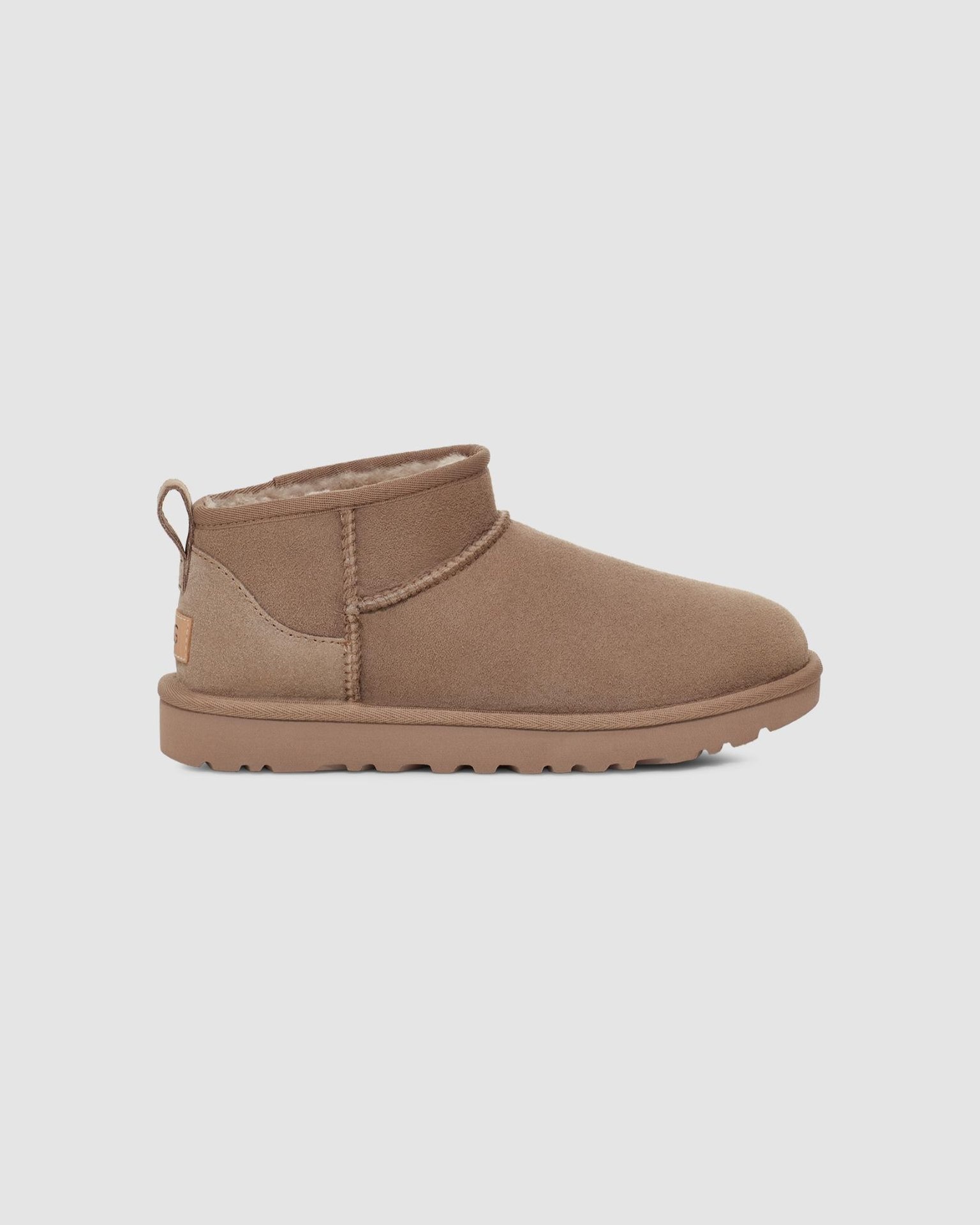 UGG WOMEN'S CLASSIC ULTRA MINI BOOT-CARIBOU