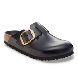 BIRKENSTOCK BOSTON BIG BUCKLE LEATHER-AMALFI BLACK