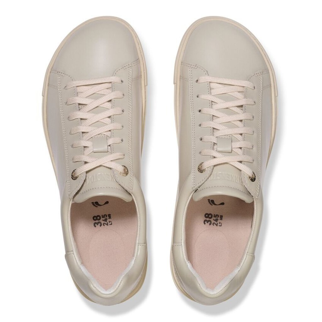 BIRKENSTOCK BEND LEATHER-GLOSSY OYSTER