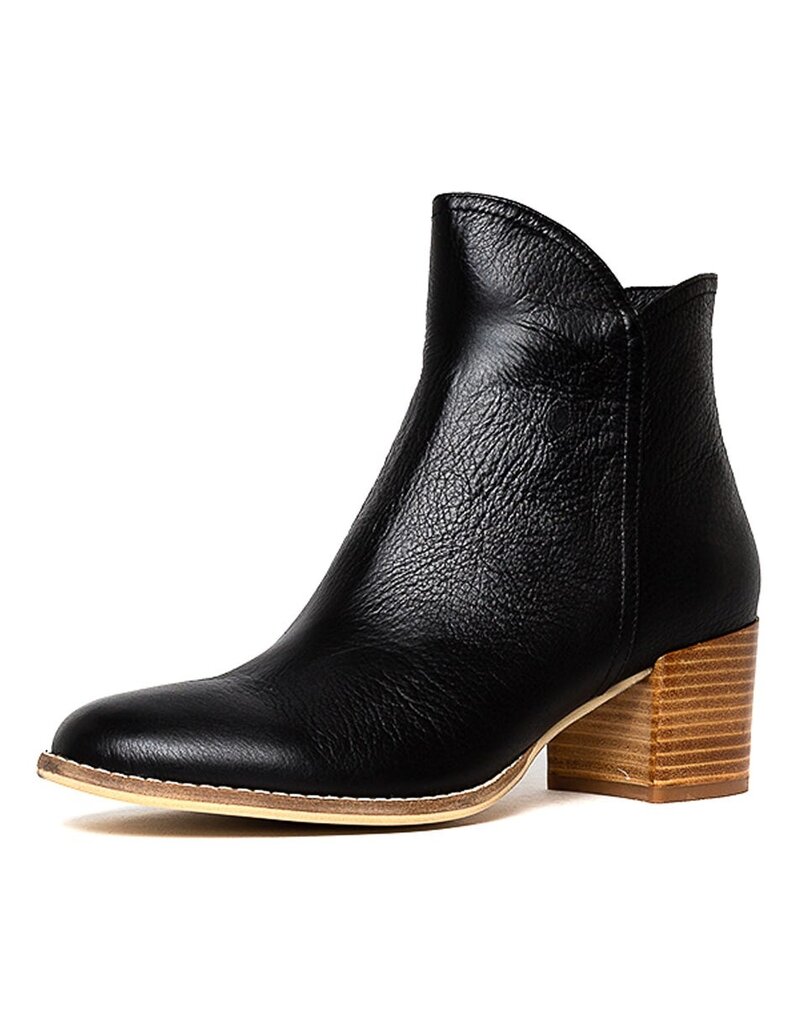 DJANGO & JULIETTE WOMEN'S MOCKAS-BLACK