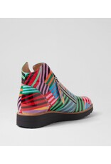 DJANGO & JULIETTE WOMEN'S OHMY PATENT-BLACK STRIPE MULTI