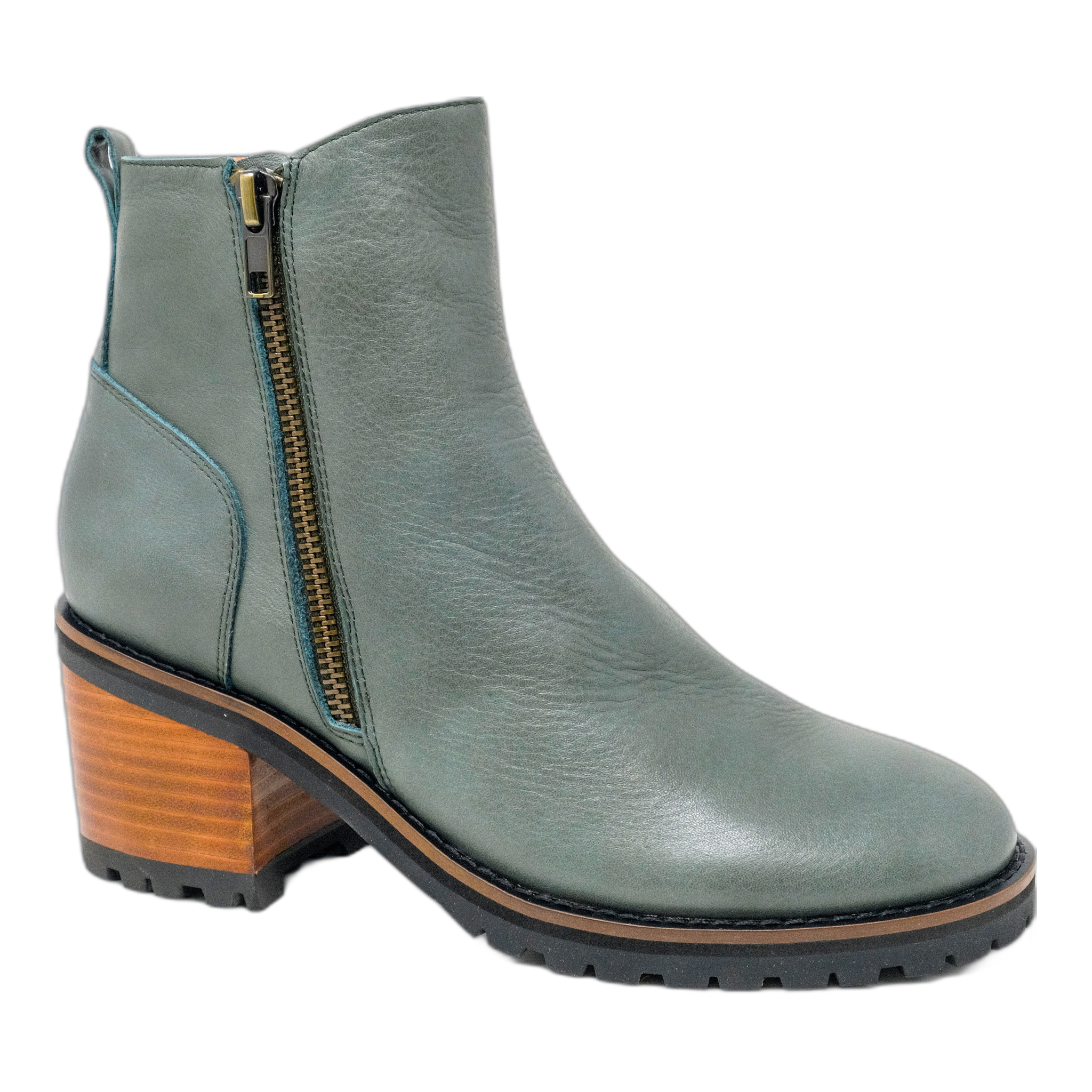 DJANGO & JULIETTE WOMEN'S BIRDI NATURAL LEATHER-OLIVE