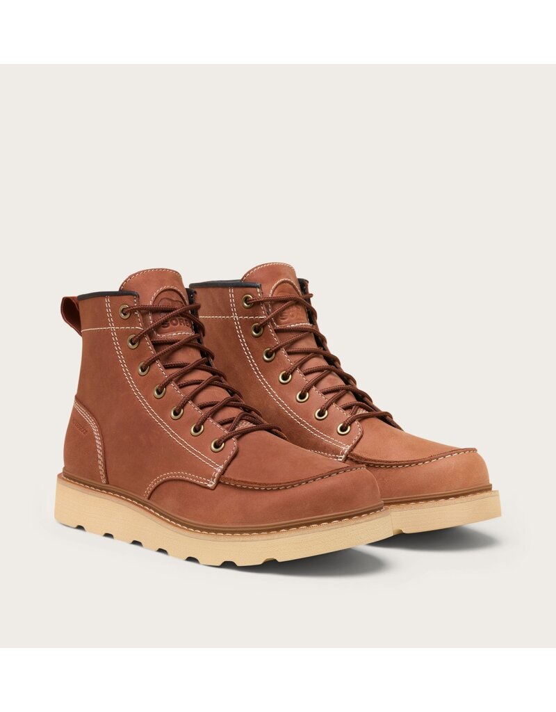 SOREL MEN'S SLABTOWN 62 MOC WATERPROOF-RUSTIC BROWN/CERAMIC
