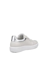 ECCO WOMEN'S SOFT 60 SNEAKER-WHITE/WHITE/PURE SILVER
