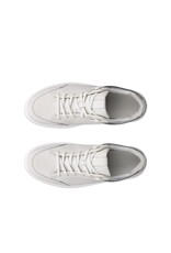 ECCO WOMEN'S SOFT 60 SNEAKER-WHITE/WHITE/PURE SILVER