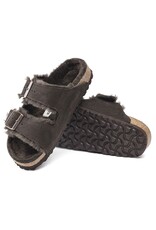 BIRKENSTOCK ARIZONA SHEARLING SUEDE-MOCHA