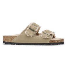 BIRKENSTOCK ARIZONA SUEDE/SHEARLING-SHEARLING TAUPE/SANDCASTLE | BEND SHOE CO