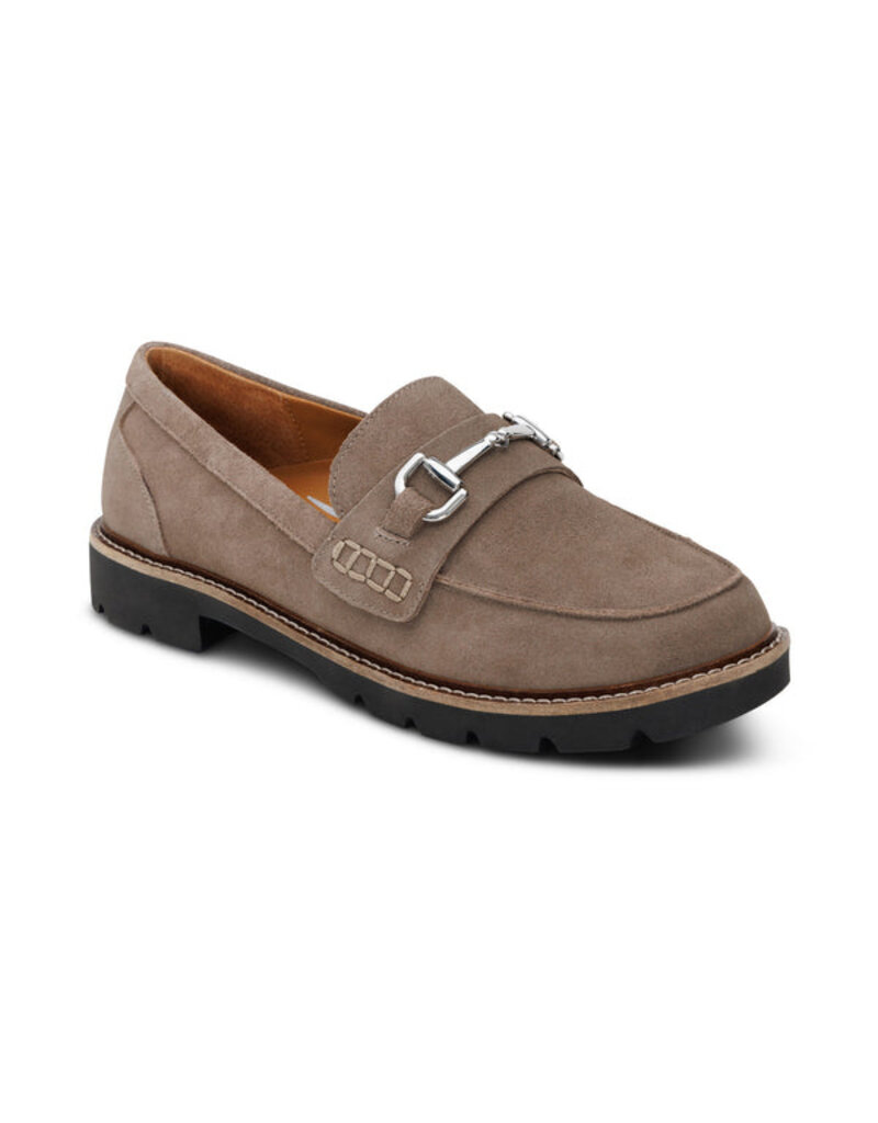 AETREX WOMEN'S COLLETTE-TAUPE SUEDE