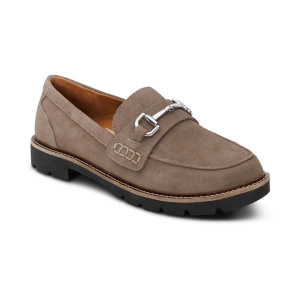 AETREX WOMEN'S COLLETTE-TAUPE SUEDE