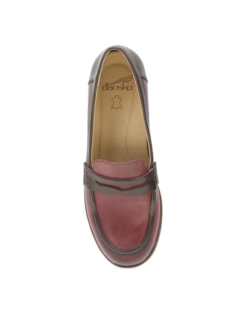 DANSKO WOMEN'S DANICA WATERPROOF BURNISHED-PLUM CHOCOLATE