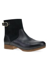 DANSKO WOMEN'S MONIQUE BURNISHED CALF-BLACK
