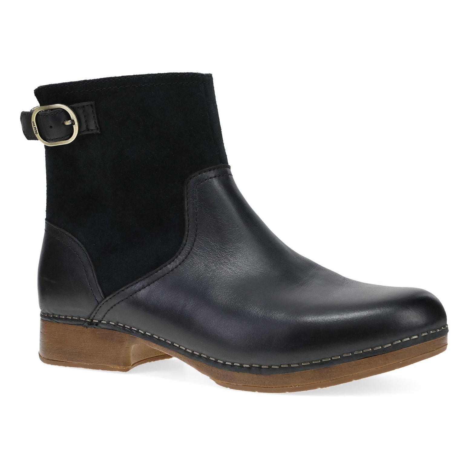 DANSKO WOMEN'S MONIQUE BURNISHED CALF-BLACK