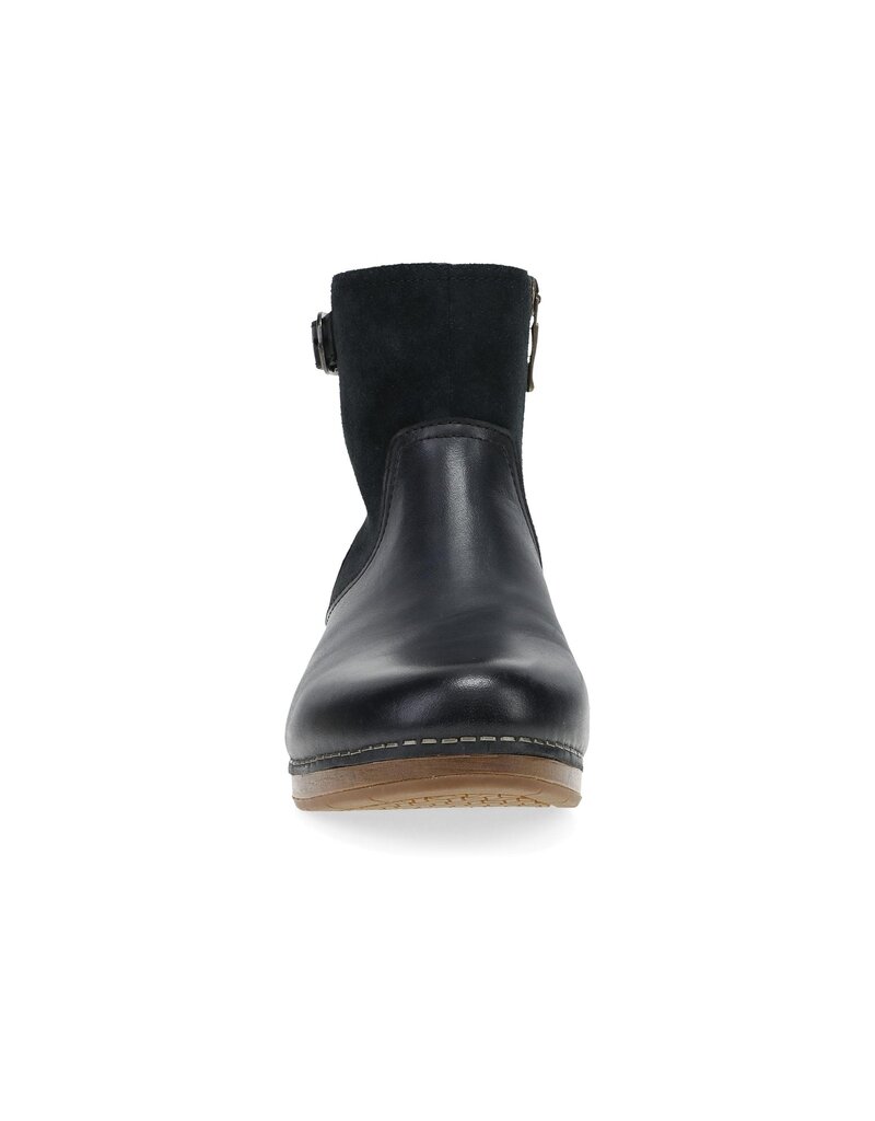 DANSKO WOMEN'S MONIQUE BURNISHED CALF-BLACK