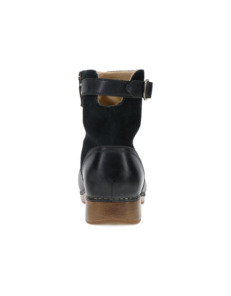 DANSKO WOMEN'S MONIQUE BURNISHED CALF-BLACK