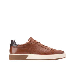 COLE HAAN MEN'S GRANDPRO ANGLEACE SNEAKER-BRITISH TAN/DARK CHOCOLATE/IVORY