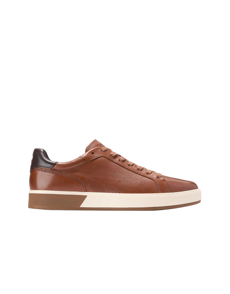 COLE HAAN MEN'S GRANDPRO ANGLEACE SNEAKER-BRITISH TAN/DARK CHOCOLATE/IVORY