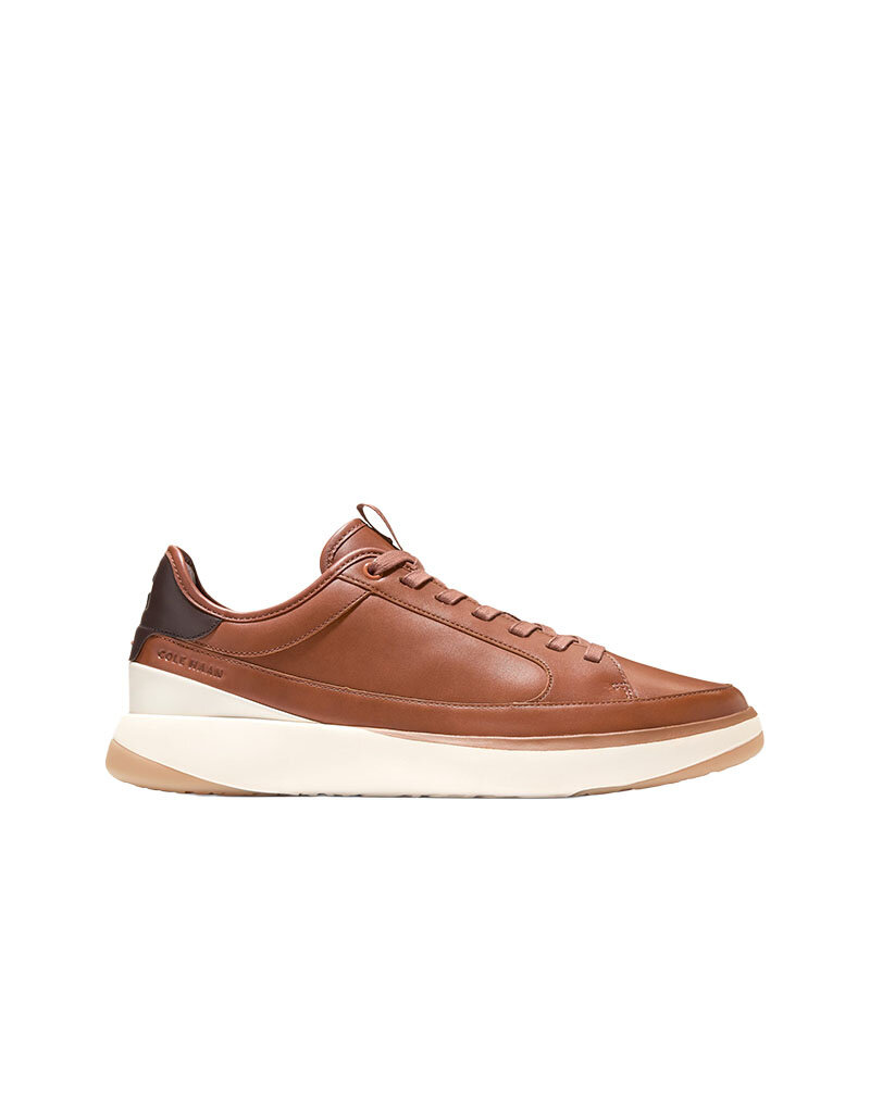 COLE HAAN MEN'S GRANDPRO ALL DAY RUNNER-BRITISH TAN/DARK CHOCOLATE/IVORY