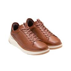 COLE HAAN MEN'S GRANDPRO ALL DAY RUNNER-BRITISH TAN/DARK CHOCOLATE/IVORY