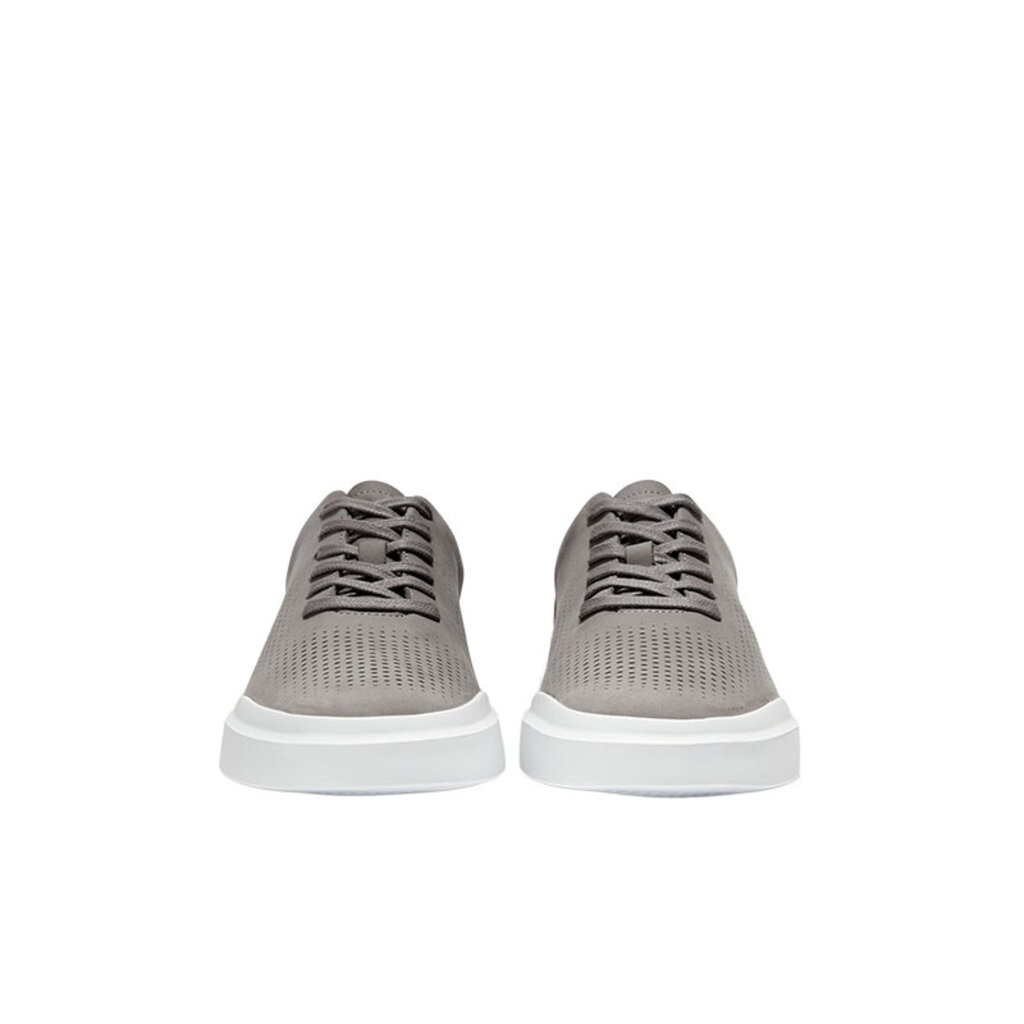 COLE HAAN MEN'S GRANDPRO RALLY LASER CUT SNEAKER IRON/OPTIC WHITE