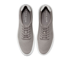 COLE HAAN MEN'S GRANDPRO RALLY LASER CUT SNEAKER IRON/OPTIC WHITE
