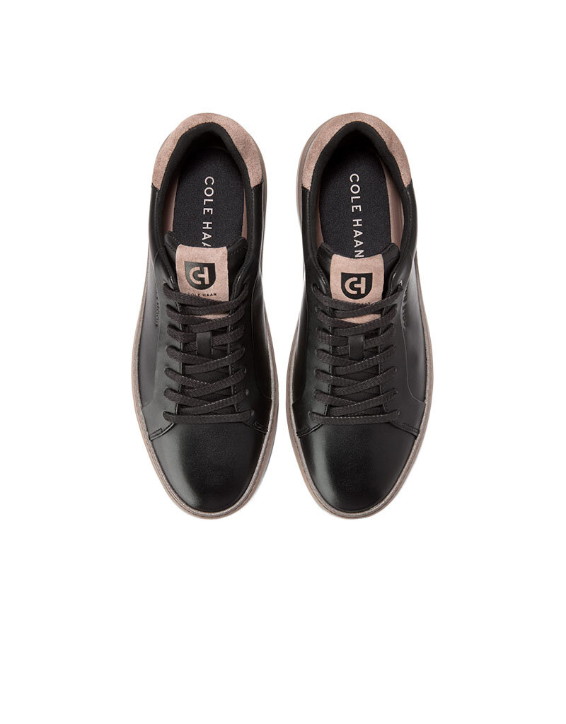 COLE HAAN MEN'S GRANDPRO TOPSPIN SNEAKER-BLACK/TRUFFLE/IRISH COFFEE