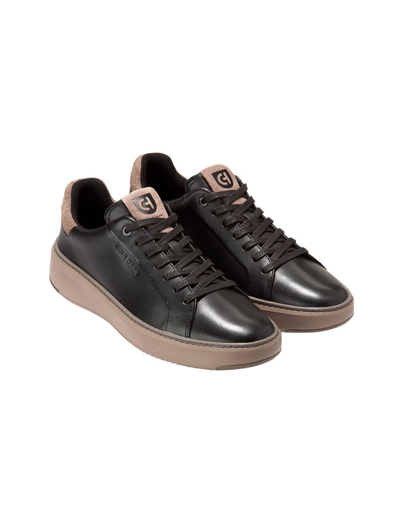 COLE HAAN MEN'S GRANDPRO TOPSPIN SNEAKER-BLACK/TRUFFLE/IRISH COFFEE