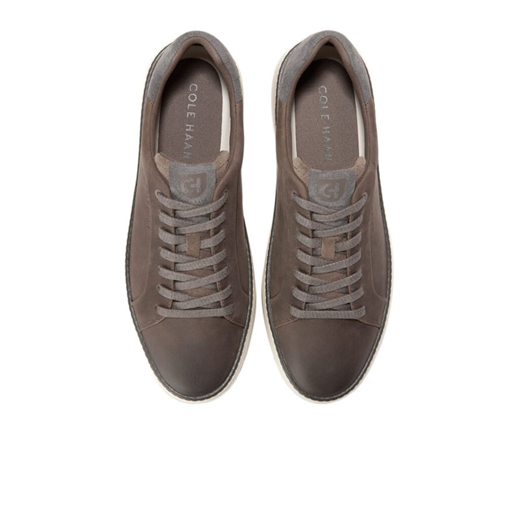 COLE HAAN MEN'S GRANDPRO TOPSPIN SNEAKER-MOREL/GREY PRINSTRIPE/IVORY