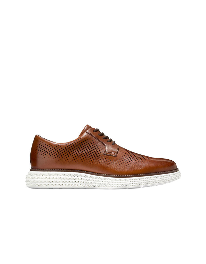 COLE HAAN MEN'S ORIGINAL GRAND 2.0-BRITISH TAN/OPTIC WHITE